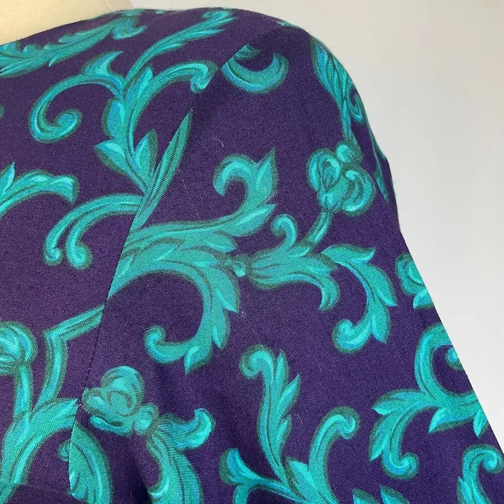 Vintage dress purple